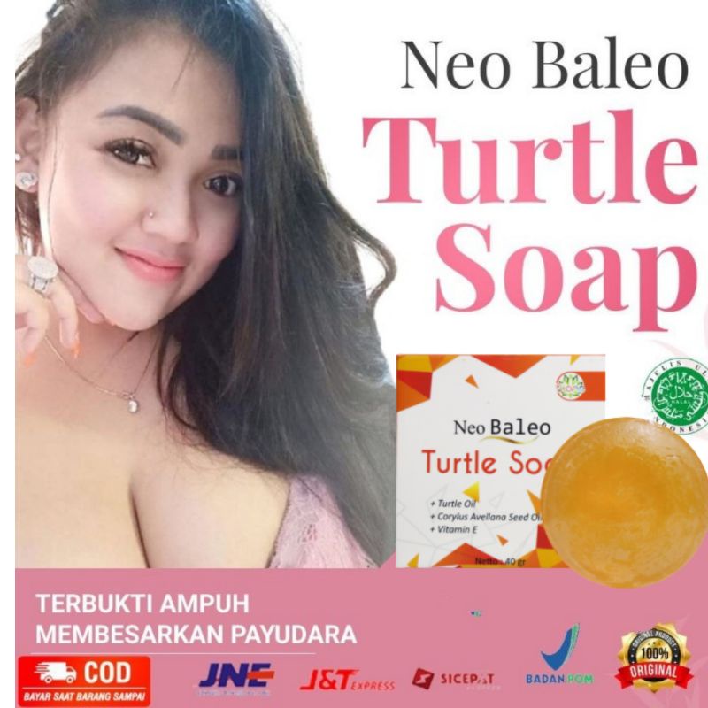 Sabun Bulus Pengencang Payudarah Alami Neo Baleo Turtle Soap