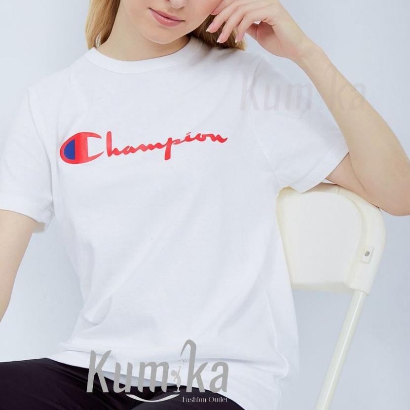 ♡ CHAMPION Kaos Tumblr Tee Premium Brand T-Shirt Wanita ORIGINAL K.342 ✪