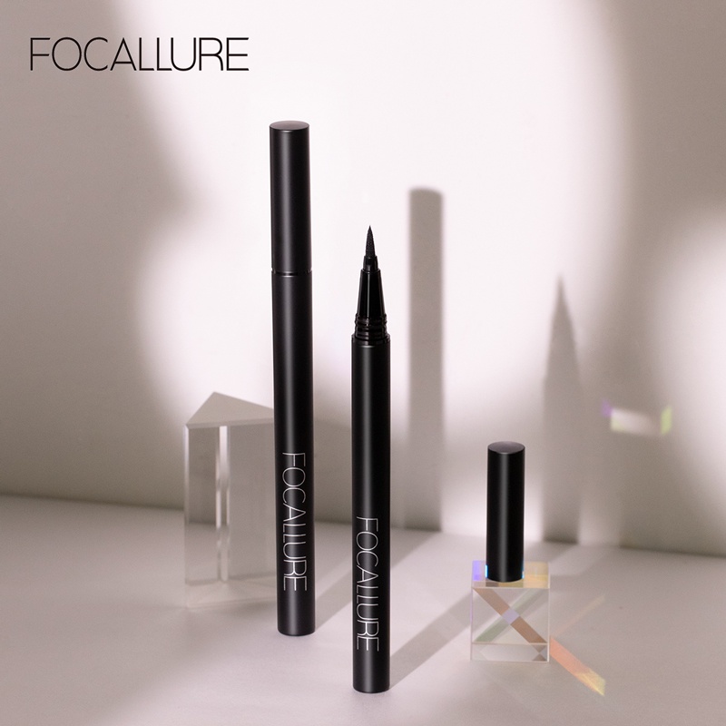 FOCALLURE Waterproof Eyeliner Black Eyeliner Tahan Lama Tahan Air (BPOM &amp; 100%ORI)