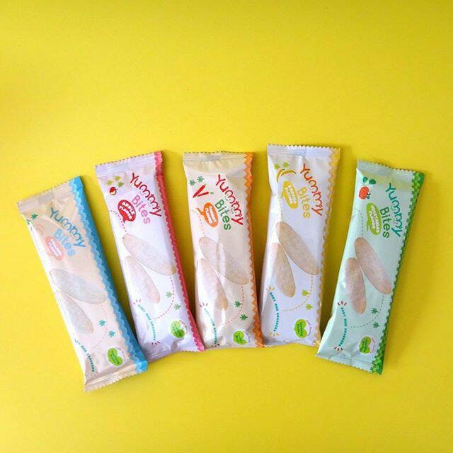 Yummy Bites Rice Crackers / Snack Bayi / Biskuit Bayi 50gr