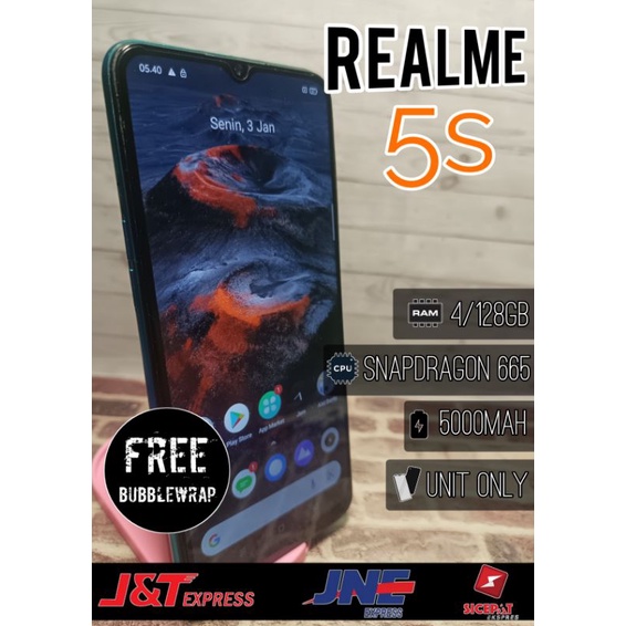 REALME 5S 5s RAM 4/128GB SECOND BEKAS