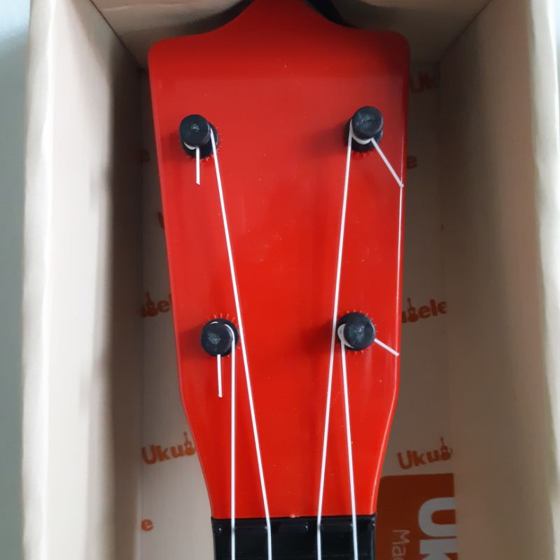 Mainan Ukulele Premium Anak - Gitar Lele Alat Musik Kentrung