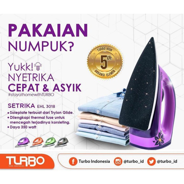 Setrika Otomatis Anti Lengket