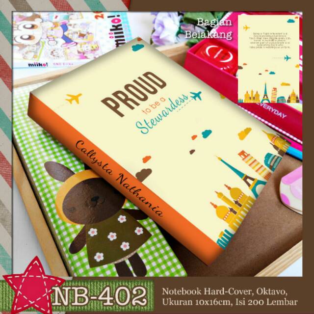 

Aneka Notebook A6 Proud To Be a Stewardess Pilot Pramugari9