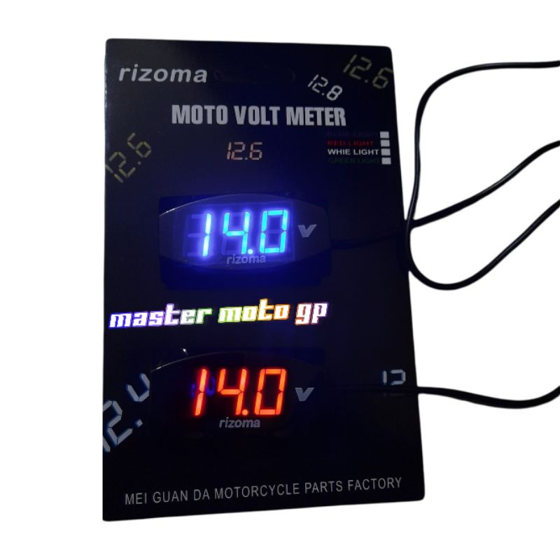 Volt meter Rizoma Voltmeter digital rizoma anti air voltmeter aki