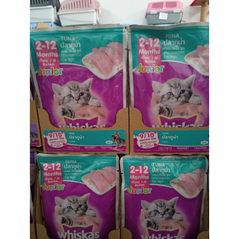 whiskas wetfood sachet all varian 85g , 1dus isi 24sachet