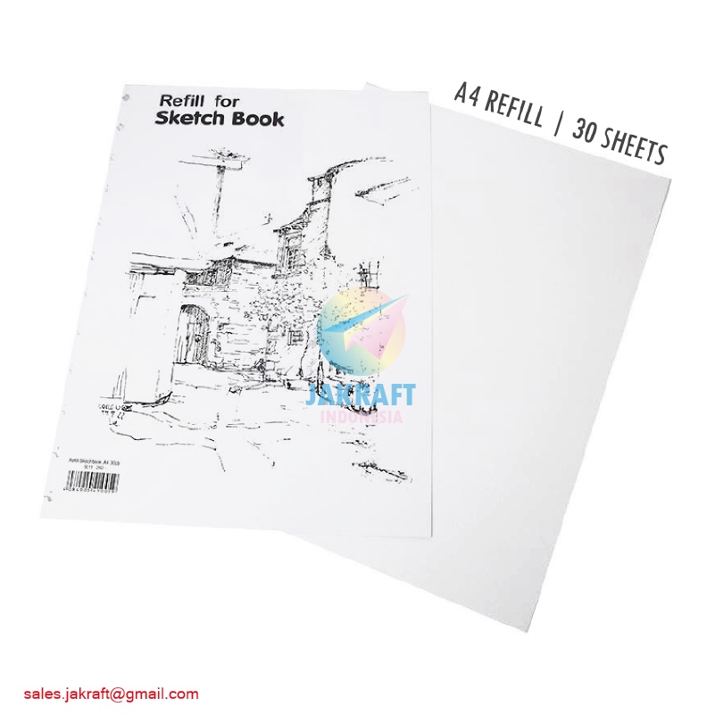 

(30 Lembar) Refill Sketch Book LYRA A4 Kertas Isi Ulang Sketchbook Buku Gambar Sketsa #9211260