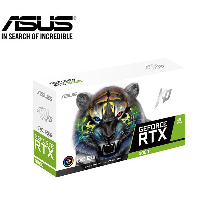 VGA ASUS KO GeForce RTX 3060 OC Edition 12GB GDDR6