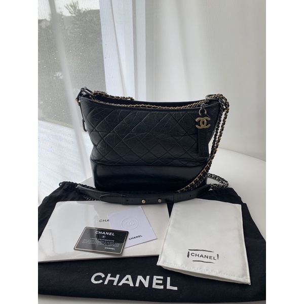 PRELOVED Chanel Gabrielle Black Medium #25