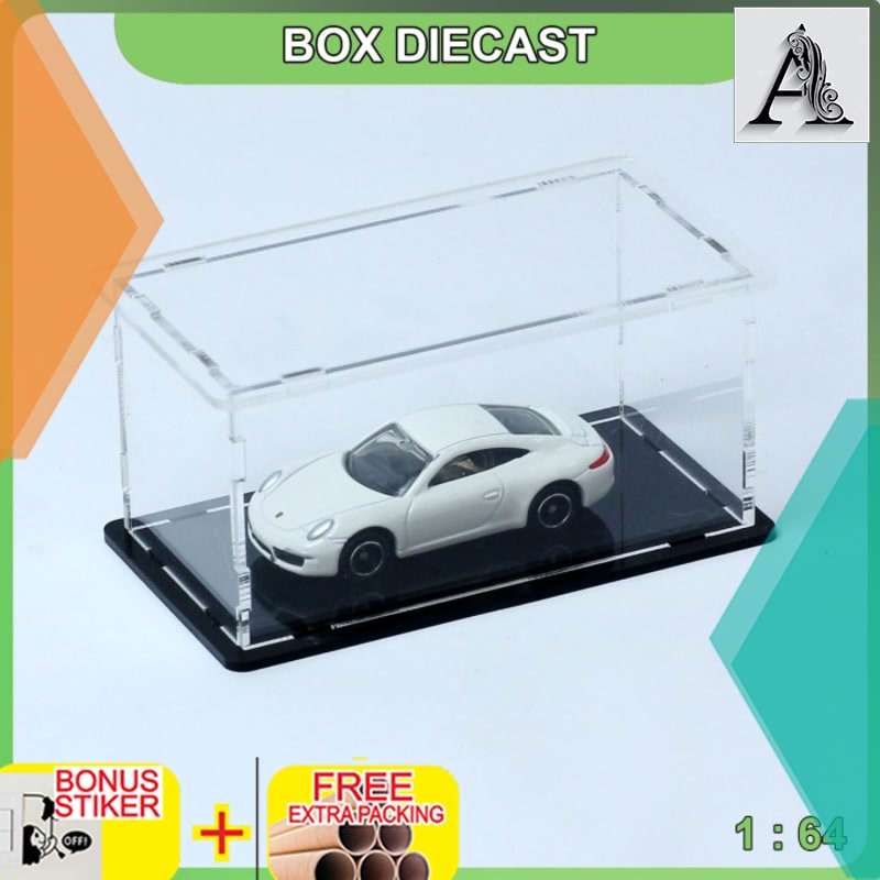

Murah Box Diecast Akrilik Lepasan Skala 1:64 (10x5x5)cm - Hitam