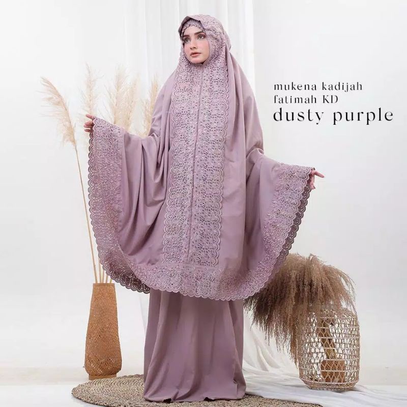MUKENA DEWASA KHADIJAH FATIMAH/MUKENA BORDIR/MUKENA JUMBO/MUKENA MURAH