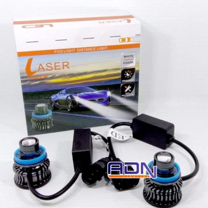 Lampu LED Foglamp LASER H11 HB3 9005 HB4 9006 SUPERTERANG By ADN and-off91 Murah