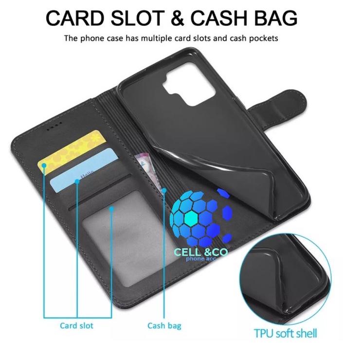 Flip cover OPPO RENO 5F Flip case buka tutup kesing hp casing flip case leather wallet