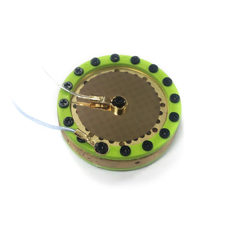 Btsg 34mm Diafragma Besar Kondensor Mic Kapsul Cartridge Core Mikrofon Kapsul Dua Sisi Berlapis Emas