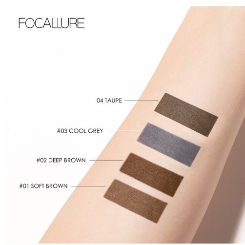 FOCALLURE Artist Sketch Eyebrow Pencil Waterproof Natural Tint 4 Color Brows Eye Makeup FA-113 FA113 FA 113