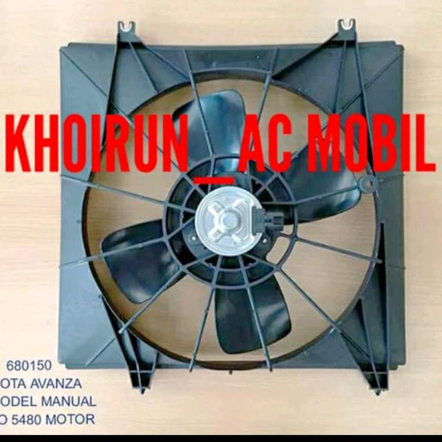 Extra Fan Kipas Radiator AC Mobil Avanza - Xenia - Terios - Rush Lengkap  Denso