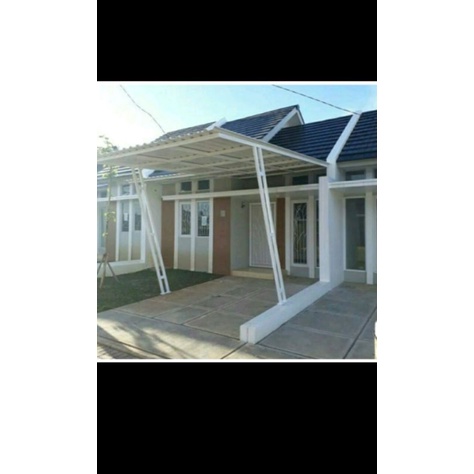 kanopi besi atap alderon double