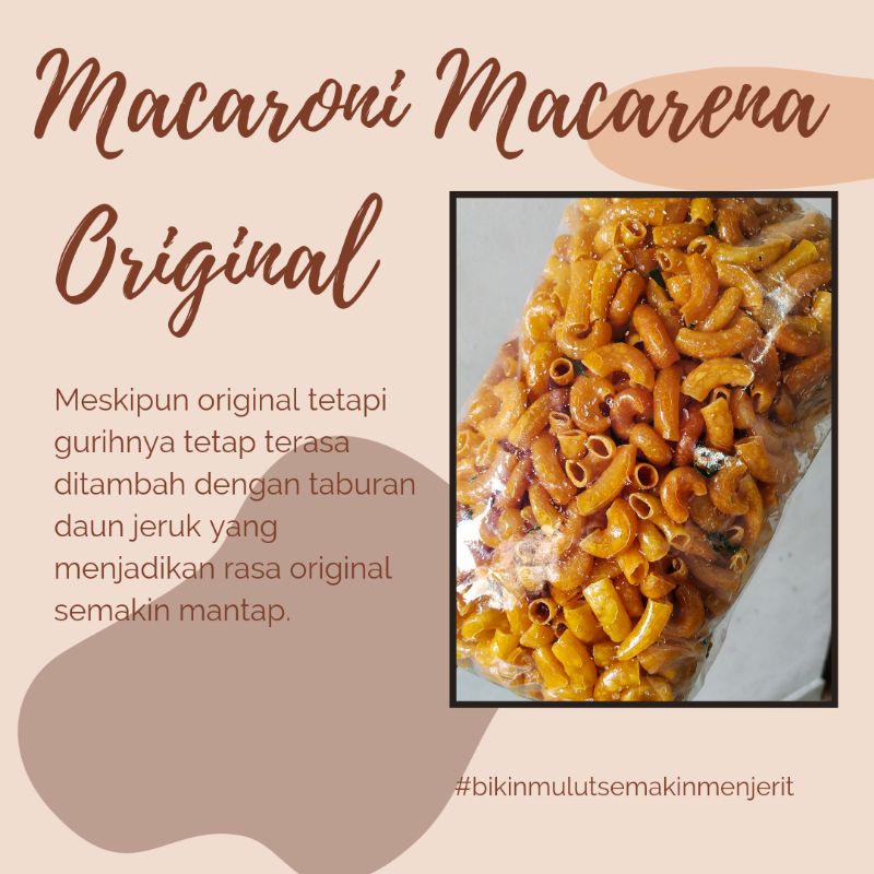 

Makaroni Macarena Original 1000 gr/1kg