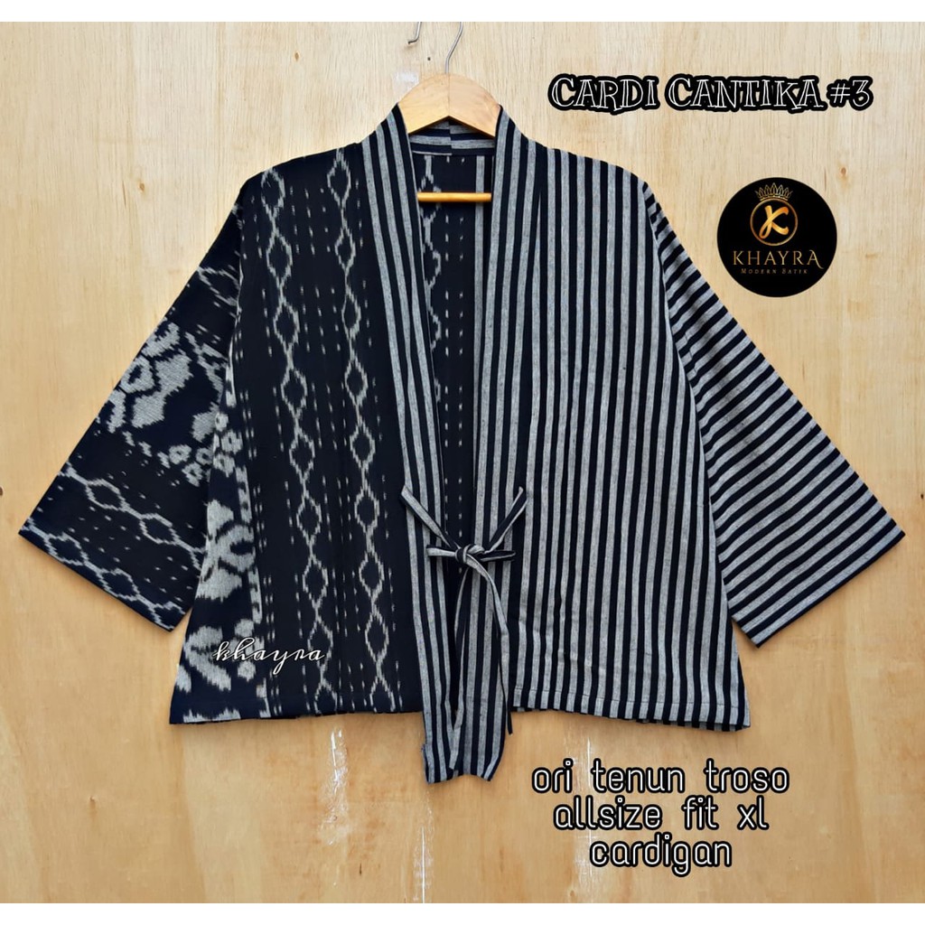 Kimono tenun cantika ori tenun