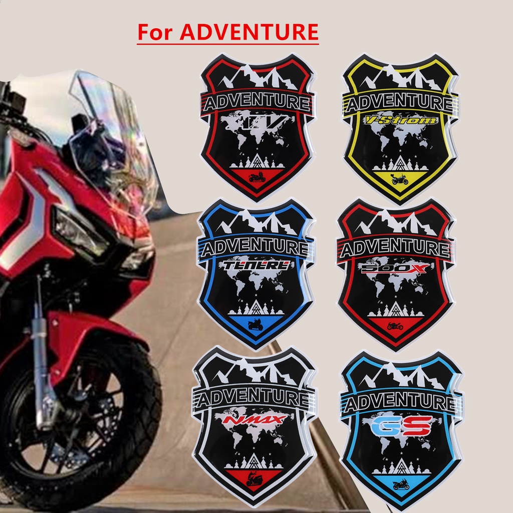 Stiker Kaca Depan Mobil Motif Tulisan ADV Adventure Untuk BMW Honda Yamaha Moto Guzzi Benelli