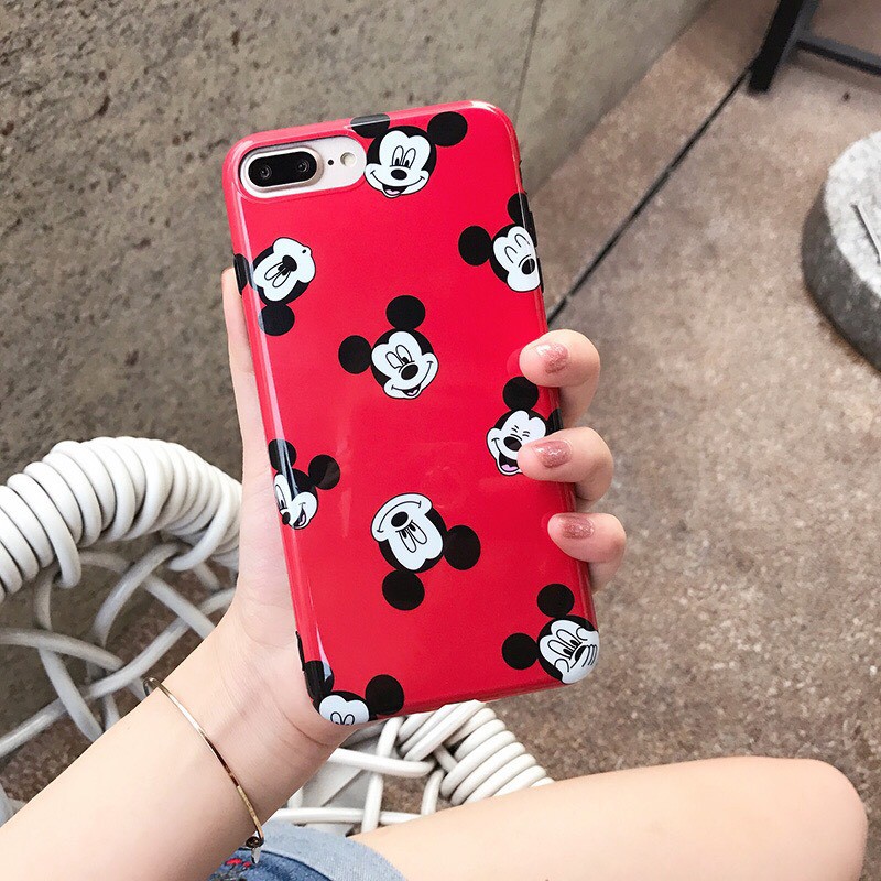 Premium Mickey glossy case iphone 6 / 6s / 6 plus / 6s plus / 7 / 8 / 7 plus / 8 plus / x / xs
