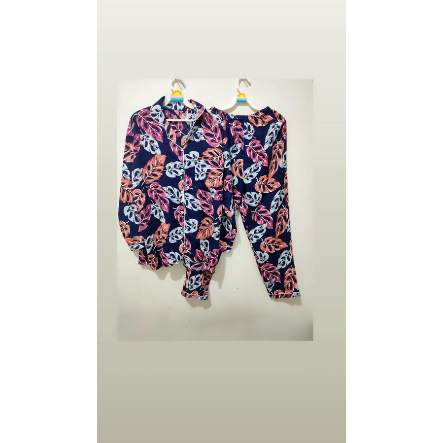 BAJU TIDUR,PIYAMA, BAJU TIDUR KATUN RAYON, BAHAN ADEM