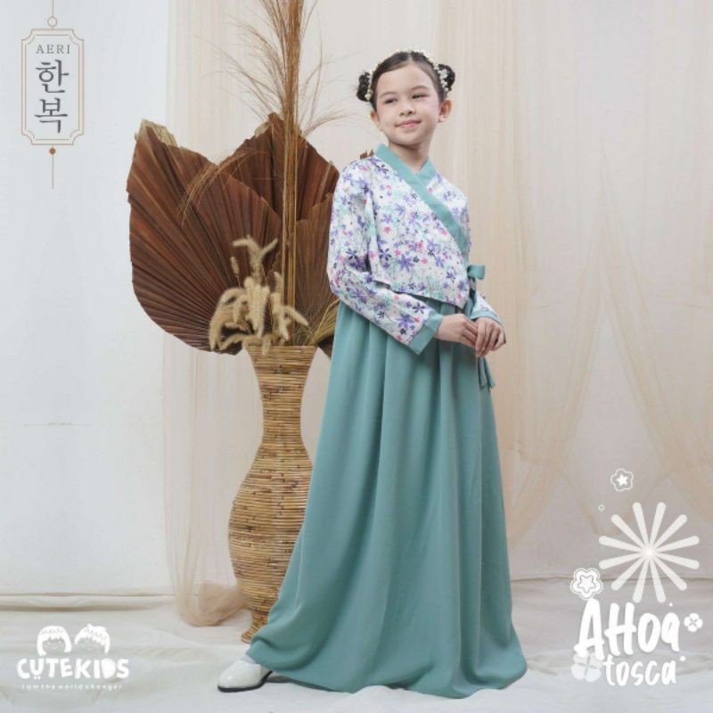 Gamis anak perempuan /Gamis Anak Lucu / Gamis Aeri Hanbok Anak