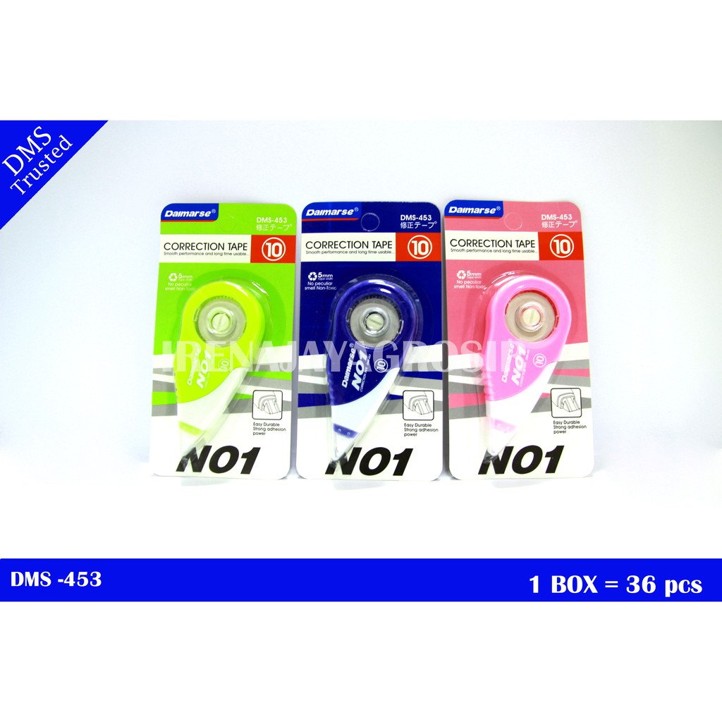 

Correction tape / tip x roll no 1 10 meter / tipe x pita / Daimarse dms-453