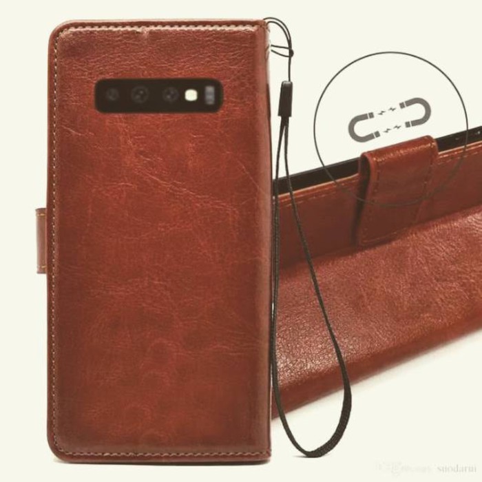 case flip leather s10 plus