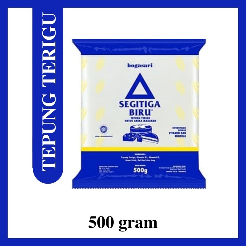 

TEPUNG TERIGU SEGITIGA BIRU (500gr)