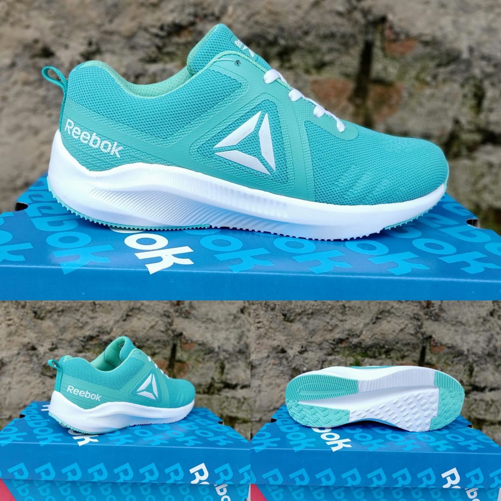 Grade Ori Sneakers Wanita Rebok_Bafello Green Tosca Sepatu Senam Zumba Gowes Cod