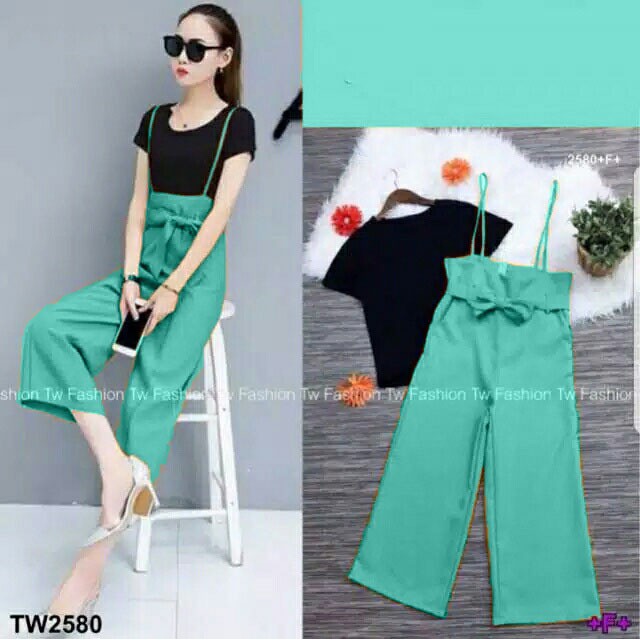 [JUMPER LIOLA SL] Jumpsuit wanita spandek Varian warna