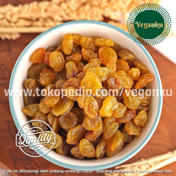 

ds201fs Veganku - Golden Raisin Premium 100Gr Kismis Kuning Organik Import Dscscv