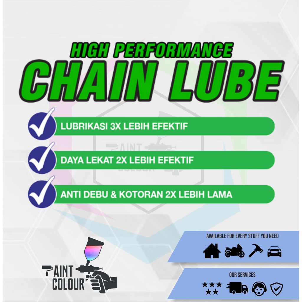 REXCO 25 Pelumas Rantai High Performance Chain Lube 120ml