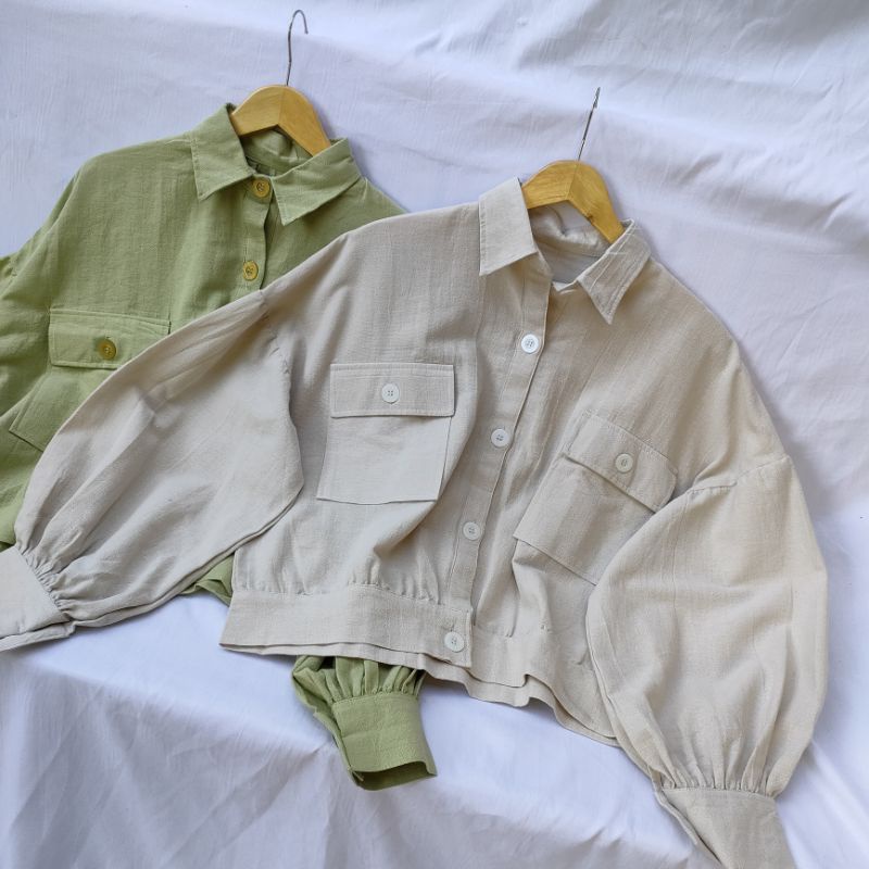 READY OUTER OVERSIZE LENGAN BALON | OUTER LINEN | OUTER BIG SIZE RAY857