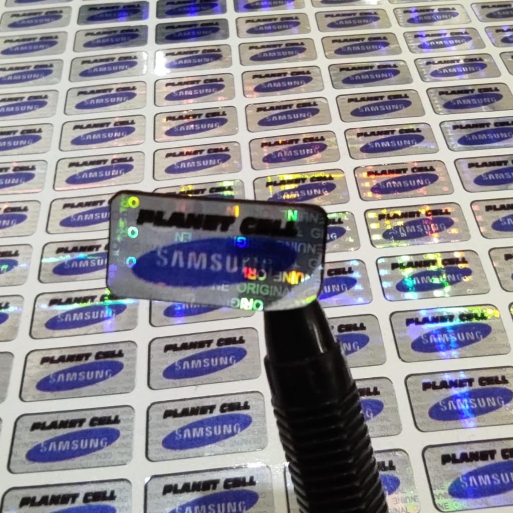 

CETAK STICKER SEGEL HOLOGRAM ORIGINAL / GENUINE