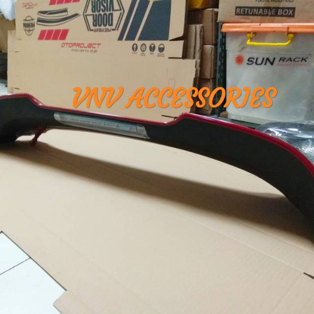 Spoiler yaris 2014 TRD Sportivo