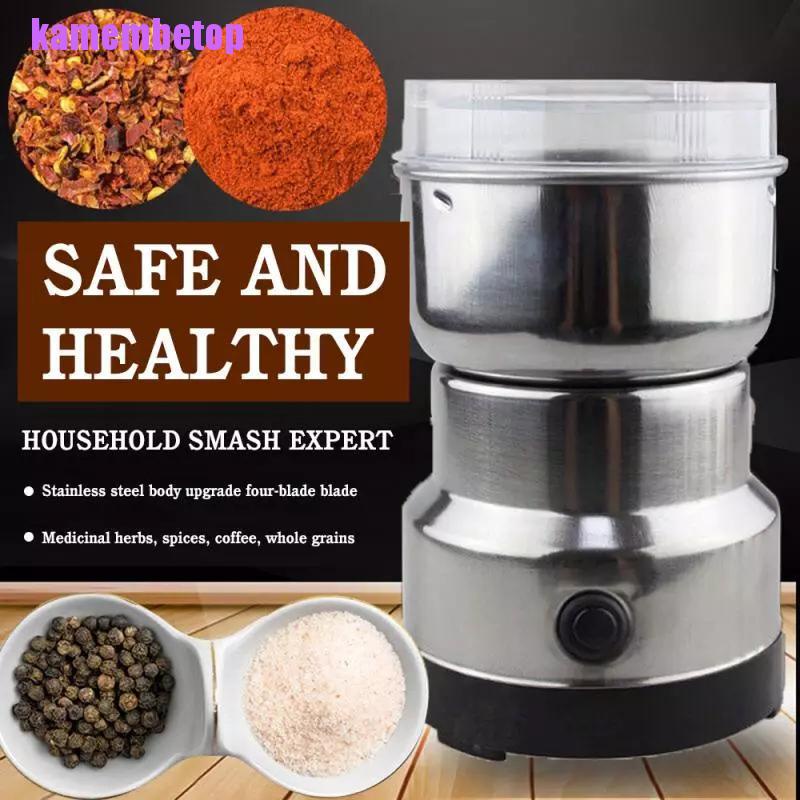 [kamembetop]Coffee Grinder Electric Mini Coffee Bean Nut Grinder Coffee Beans Coffe Machine