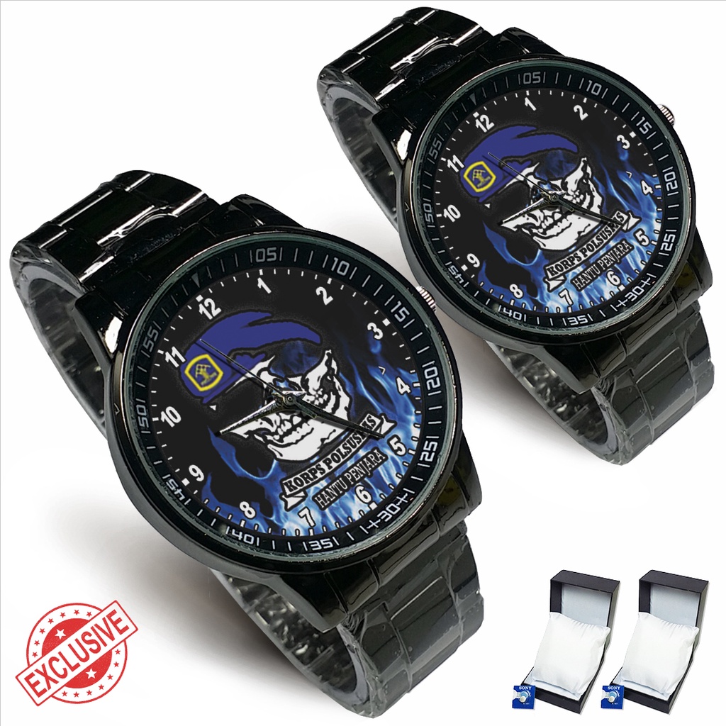 Jam Tangan Rantai Couple POLSUSPAS - 3 (Mantul)