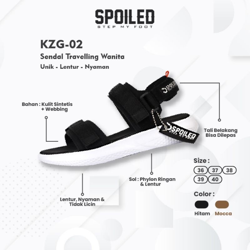 Spoiled - Sandal Gunung/ Sandal Traveling Wanita KZG-02