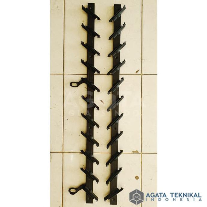Rangka Nako modern Dicky Niki Premium - 4"/10cm - 15 Blades-Coklat Tua