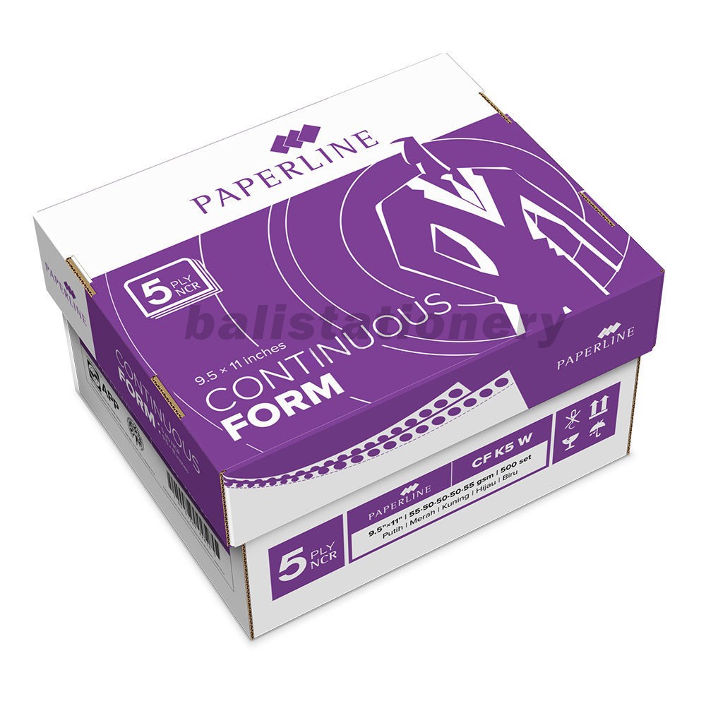 

Continuous Form Paperline K5 9,5inchx11inch 1box