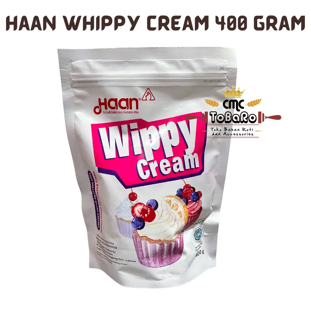 

Haan Whippy Cream Instant 400 Gram Kemasan Pouch