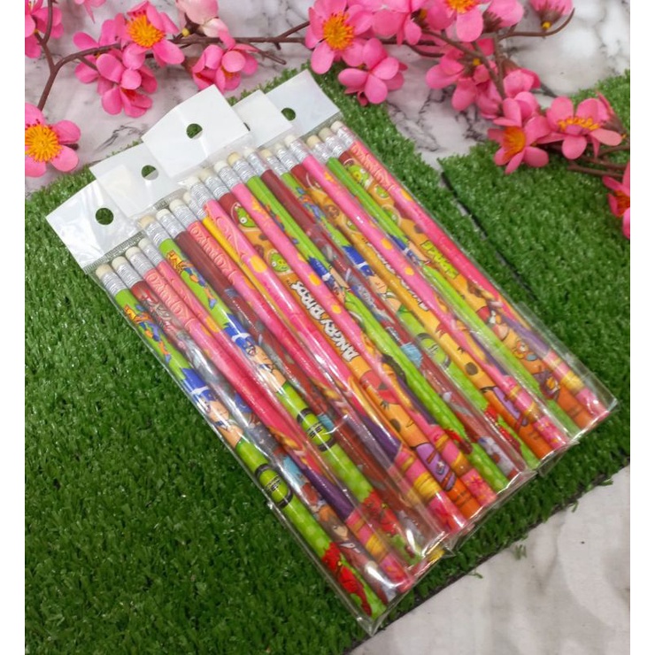 

Pinsil karakter murah isi 5pcs