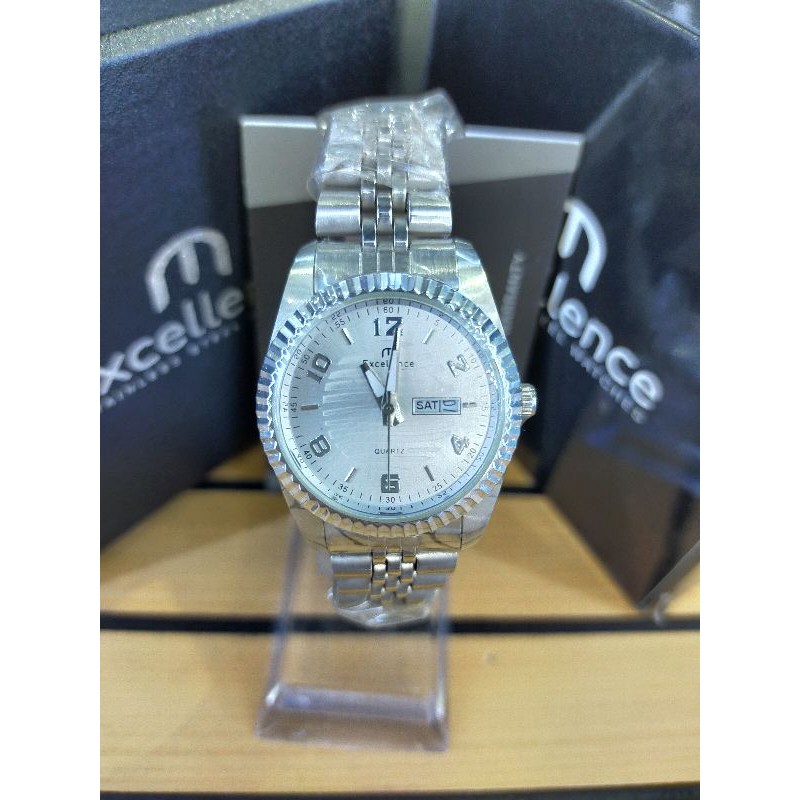 ( ORIGINAL ) Excellence 8509L Jam Tangan Stainless Steel / 8509 L