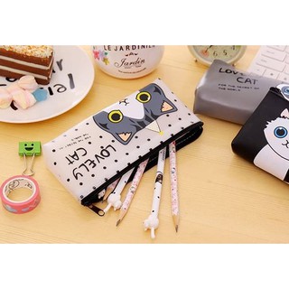 Terbaru TP007 Tempat  Pensil Lucu Cute Cat  Murah  Shopee 