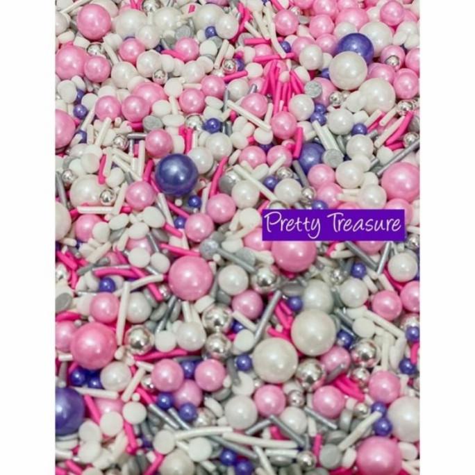 

50gr Edible Sprinkle Import / Beads Sugar Icing for Cake / Trimit TERMURAH Kode 515