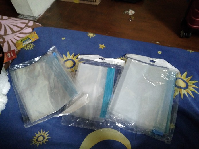 Vacuum Plastik / Vacum Plastic Bag Travel / Vakum Baju Pakaian 50 X 70