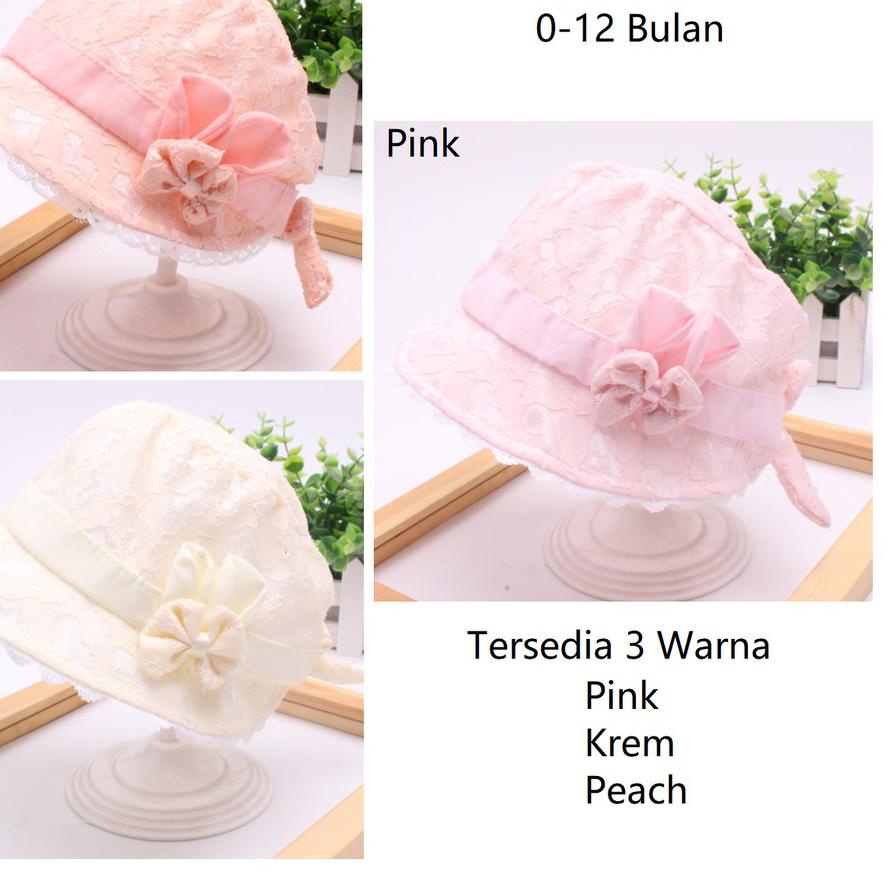 ◘ Topi Kupluk Bayi Cewek - Topi Bayi Cantik ➦
