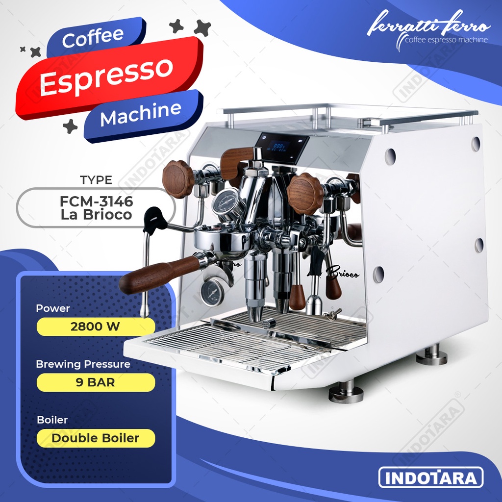 Mesin Kopi Ferratti Ferro Espresso Machine / FCM3146 La Brioco